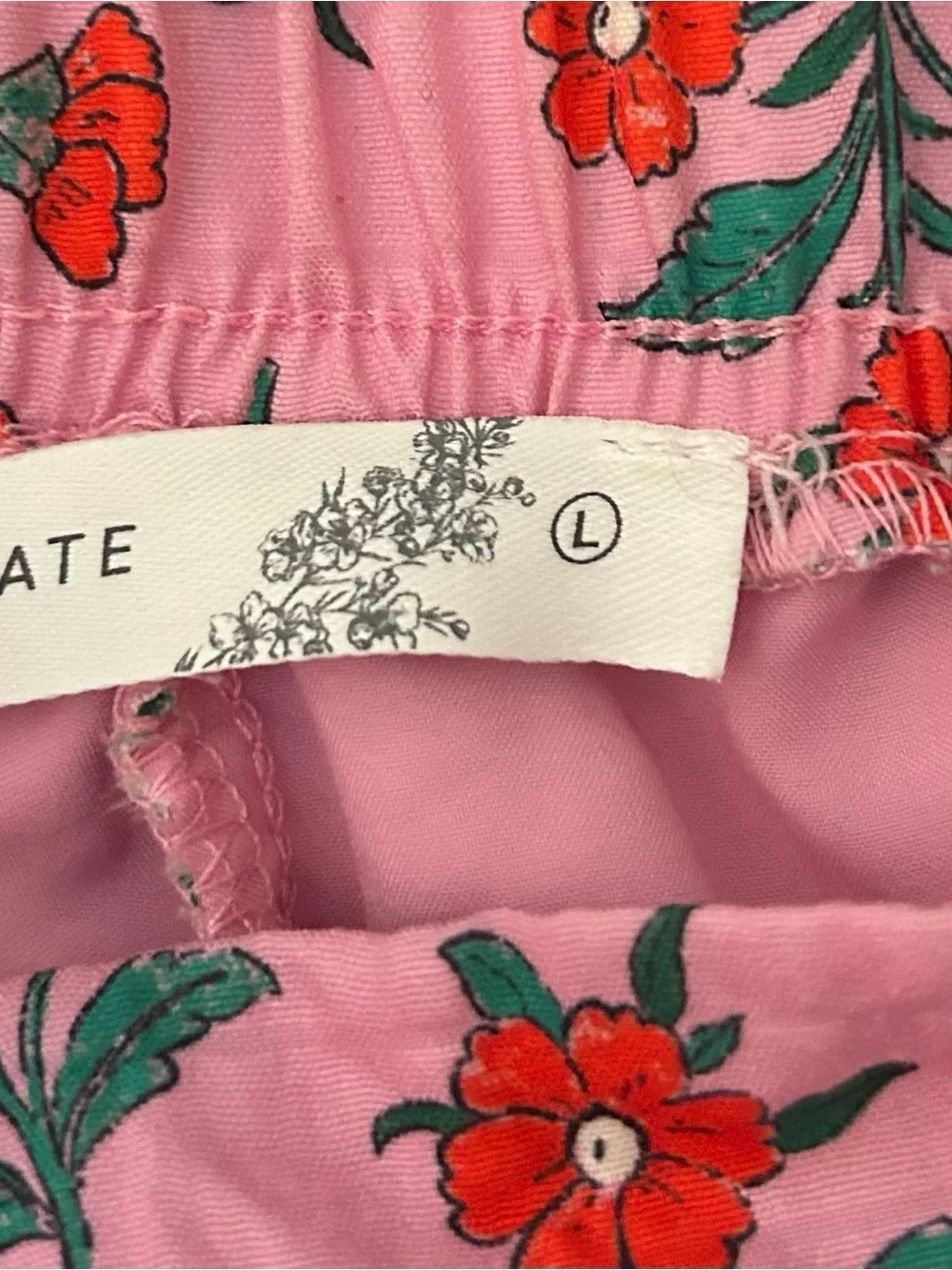 Matching Set ALTR’D STATE Pink Floral Quilted